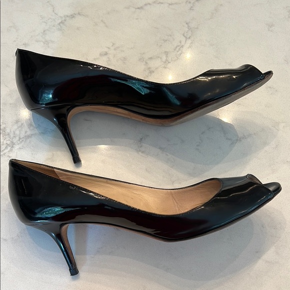 Jimmy Choo Black Patent Leather Heels - Picture 5 of 7